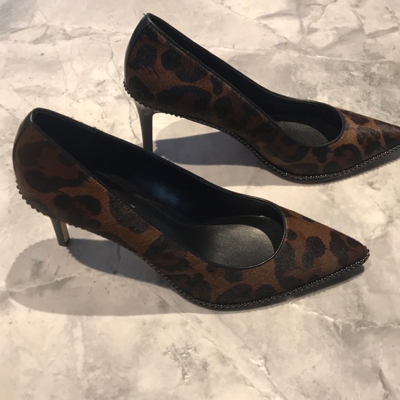 Coach animal fur heels size 9.5 - Picture 2 of 5